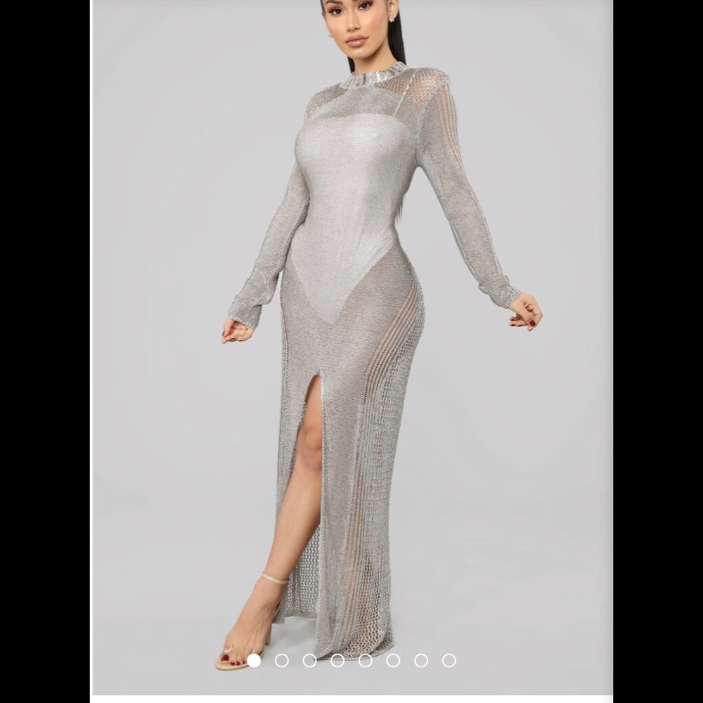 Metallic dress 💫